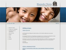 Tablet Screenshot of manjushri-verein.ch